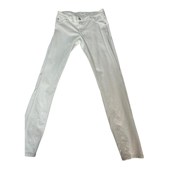 Hudson JAX BOYFRIEND SKINNY Women's White Jeans Size 29 - Picture 1 of 11